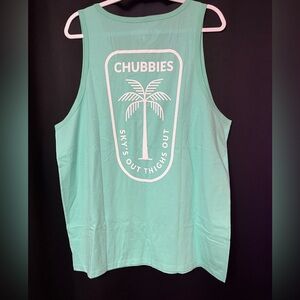 Chubbies The Island Time Tank Top Men's XL new in plastic
